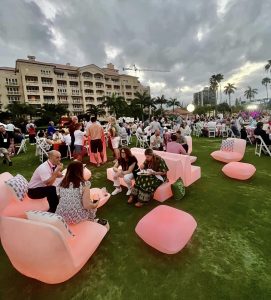 LED Glow Furniture Rental for Mote Marine Events in Sarasota